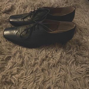 Blue, Heeled Oxford